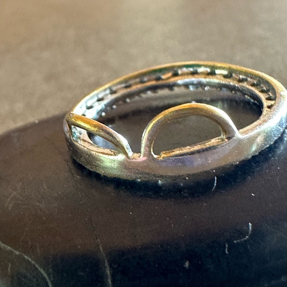 CIRCLE OF LIFE CZ PENDANT WITH ‘OPTIONAL’ 925 SOLID STERLING SILVER BOX CHAIN - Picture 7 of 10